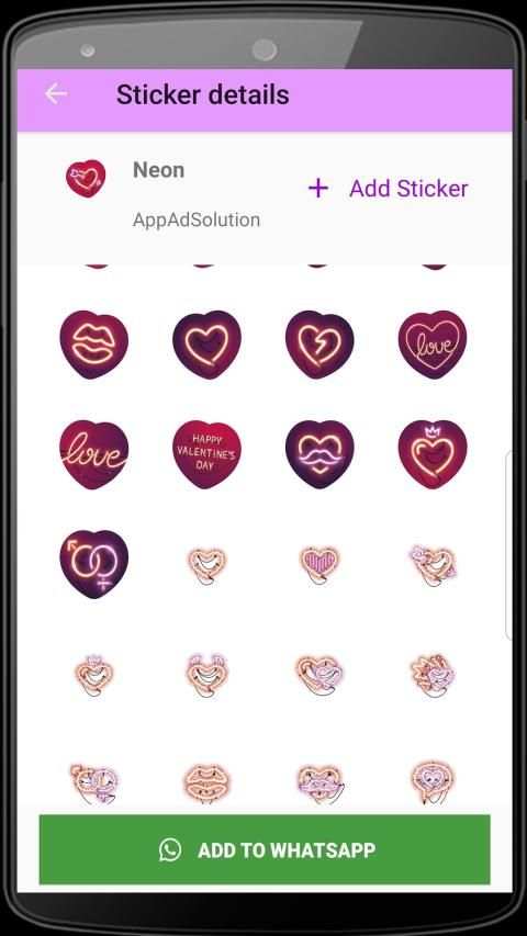 ❤ WALoveSticker ❤ WAStickerApps of Love स्क्रीनशॉट 6