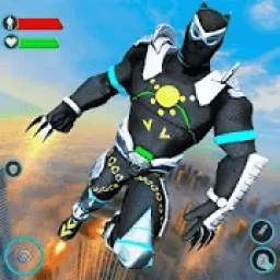 Flying Panther Speed Hero Robot Games