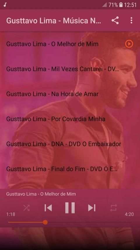 Gusttavo Lima - Música Nova 3 تصوير الشاشة