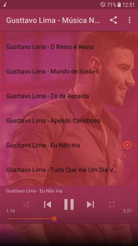 Gusttavo Lima - Música Nova 1 تصوير الشاشة