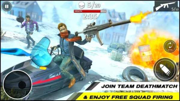 Squad Free Fire Battle - Legend Battlegrounds screenshot 4