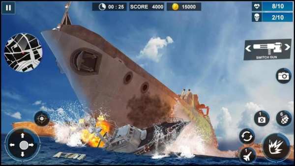 Navy War Machine Gun Shoot : Shooters Action Games screenshot 3