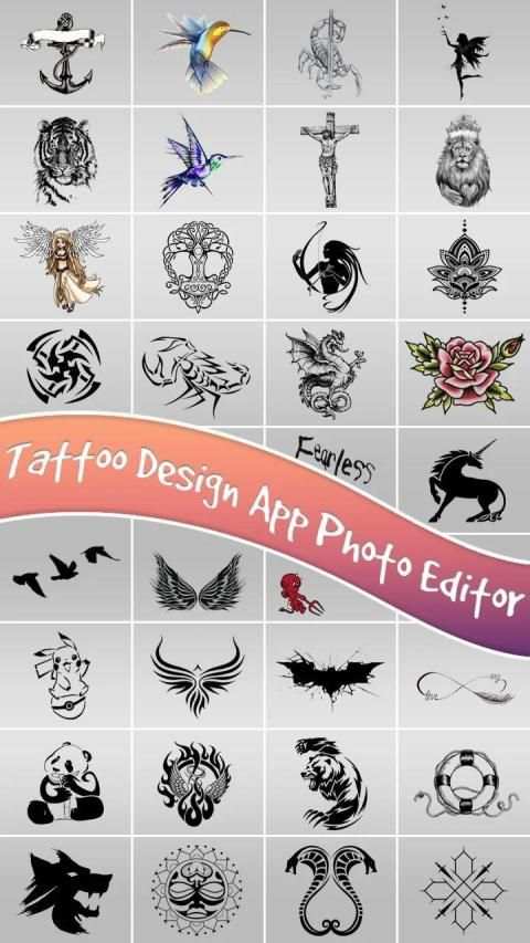 Tattoo Design App Photo Editor screenshot 1