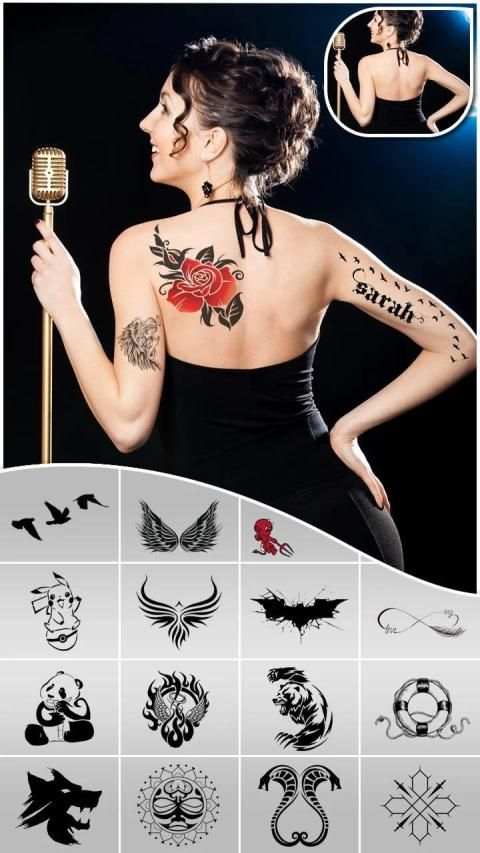 Tattoo Design App Photo Editor screenshot 5