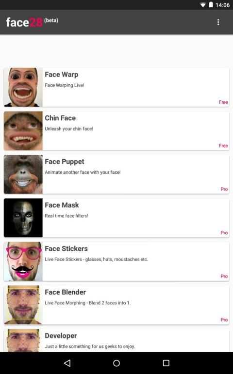 Face Changer Camera screenshot 1