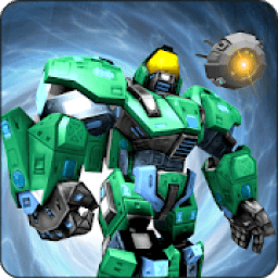 ikon Green Robot: Iron Robot Grand City Rescue