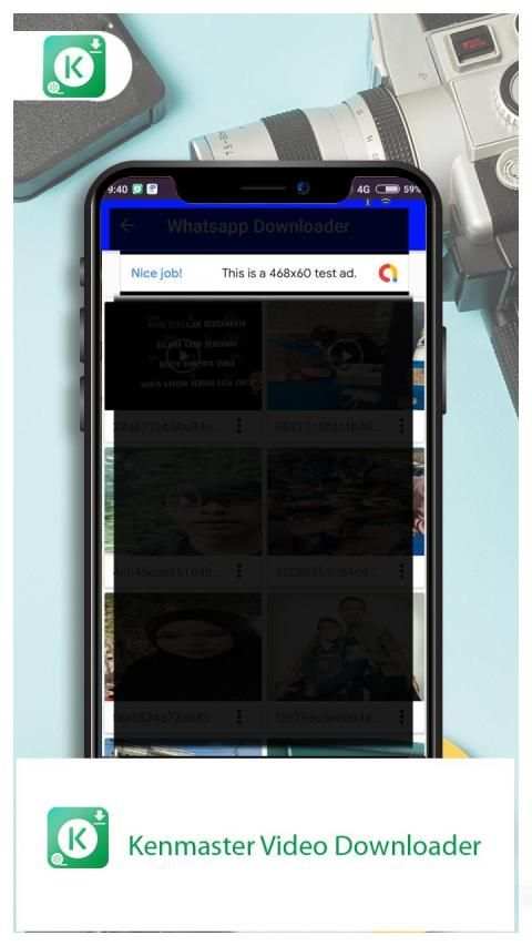Kenmaster Video Downloader Pro (IG, FB, WA) screenshot 1