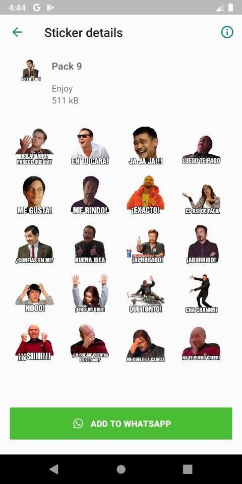 Memes con Frases Stickers en Español para WhatsApp screenshot 7