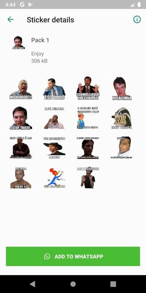 Memes con Frases Stickers en Español para WhatsApp screenshot 3