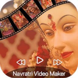 Navratri Video Maker Music : Photo Video Maker आइकन