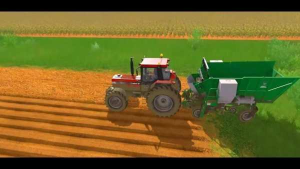 Cargo offroad Tractor Driver Trolley 3D Free Games screenshot 3