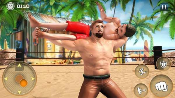 Beach Wrestling Revolution: 3D New Fighting Game screenshot 3