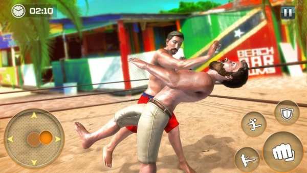 Beach Wrestling Revolution: 3D New Fighting Game screenshot 1