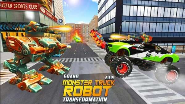 Real Robot Transform Monster Truck Fight स्क्रीनशॉट 4
