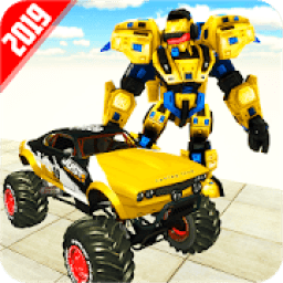 ikon Real Robot Transform Monster Truck Fight