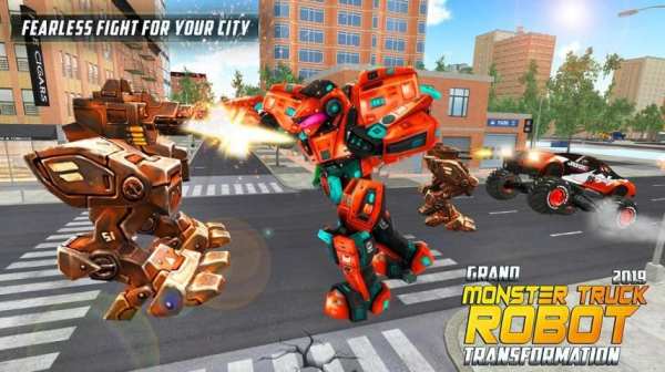 Real Robot Transform Monster Truck Fight स्क्रीनशॉट 3