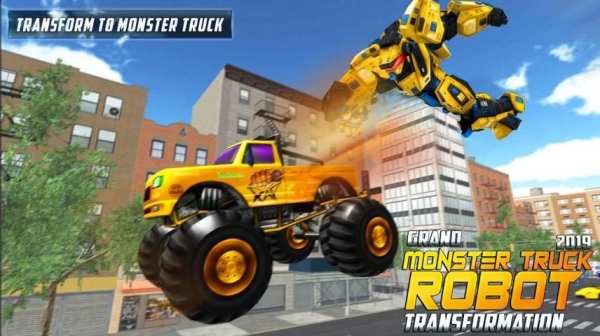 Real Robot Transform Monster Truck Fight स्क्रीनशॉट 1