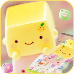 Cute Sweet Marshmallow Theme आइकन