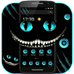 ikon Dark Evil Smile Cat Theme