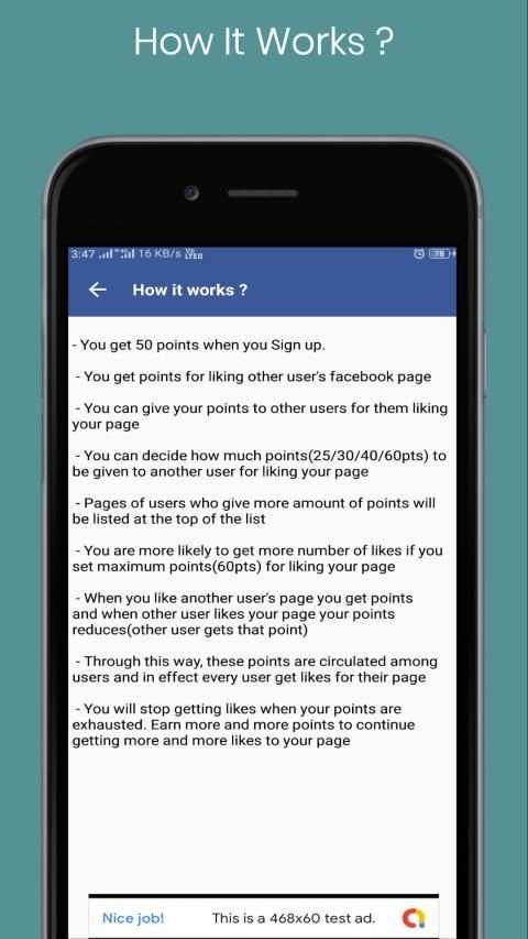 Like4Like: Get Free Facebook Page Likes screenshot 1