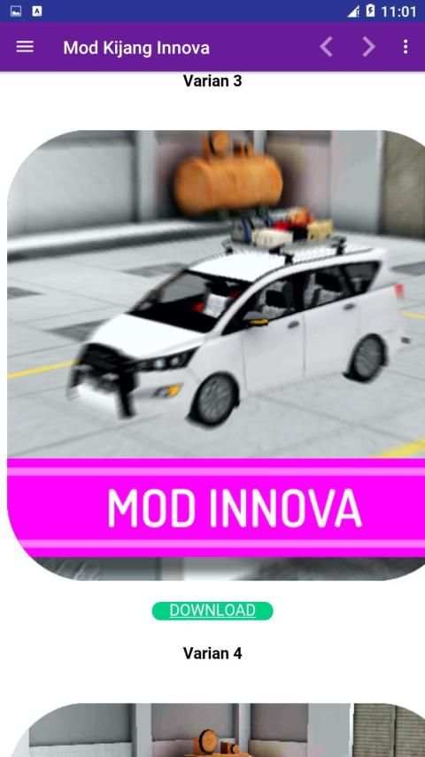 Mod Bussid Innova Baru screenshot 2