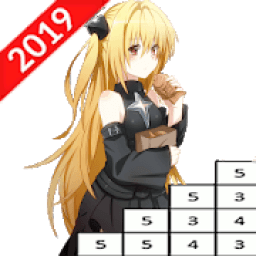 ikon Pixel Art - Anime ColorbyNumber