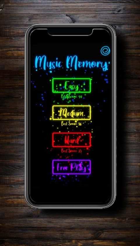 Music Memory - Brain Training Memory Game स्क्रीनशॉट 1