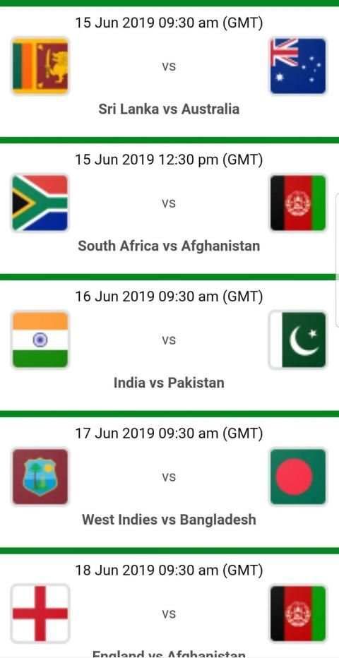Live Cricket Tv World Cup screenshot 1