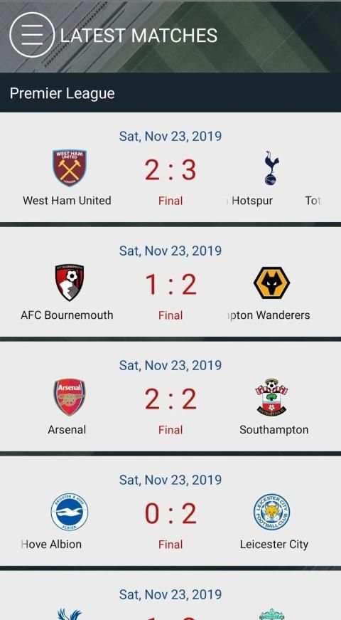 Live Football Updates Goal Live Scores screenshot 5