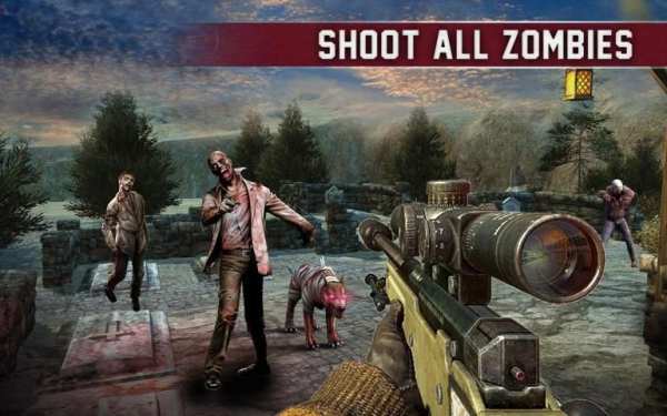 Dead Shooting Target - Zombie Shooting Games Free स्क्रीनशॉट 9