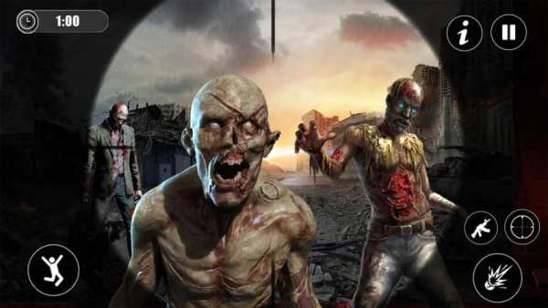 Dead Shooting Target - Zombie Shooting Games Free स्क्रीनशॉट 17