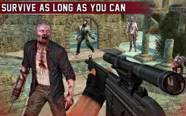 Dead Shooting Target - Zombie Shooting Games Free स्क्रीनशॉट 5