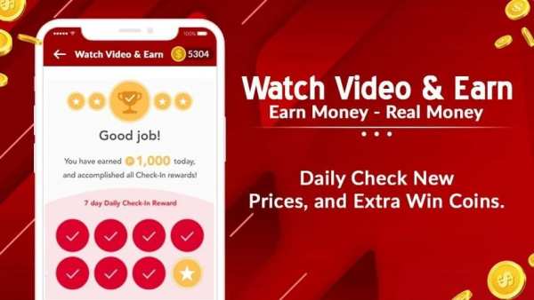 Watch Video & Earn Money स्क्रीनशॉट 2
