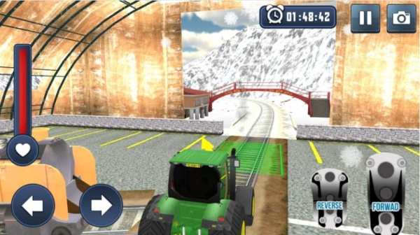 Chained Tractor Towing - Bus Pull Simulator screenshot 6