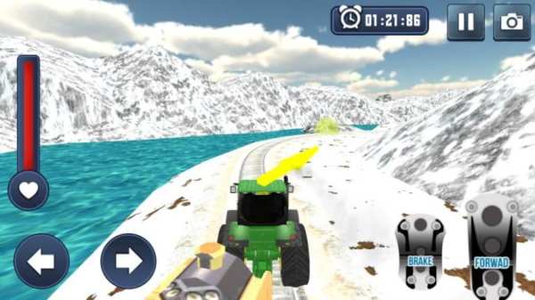 Chained Tractor Towing - Bus Pull Simulator screenshot 7