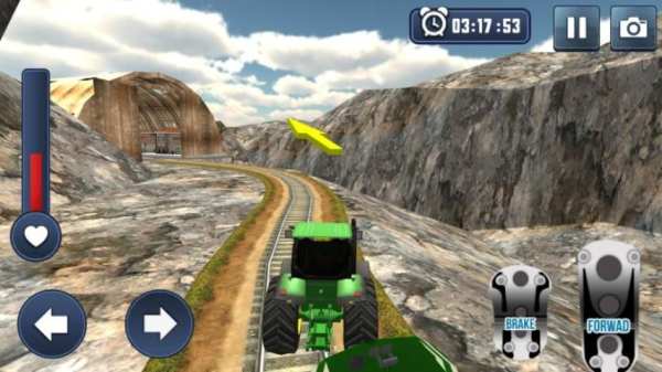 Chained Tractor Towing - Bus Pull Simulator screenshot 8