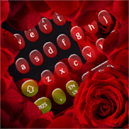 ikon Romantic Red Rose Keyboard