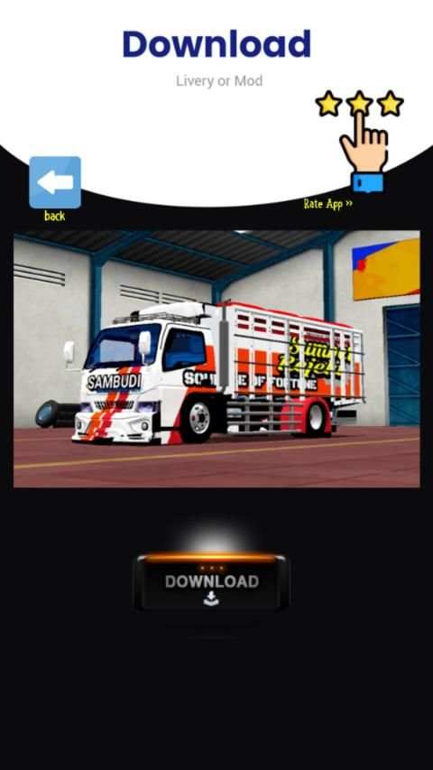 BUSSID Truck Canter Simulator Indonesia screenshot 2