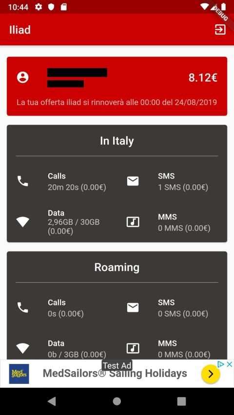 Iliad screenshot 1