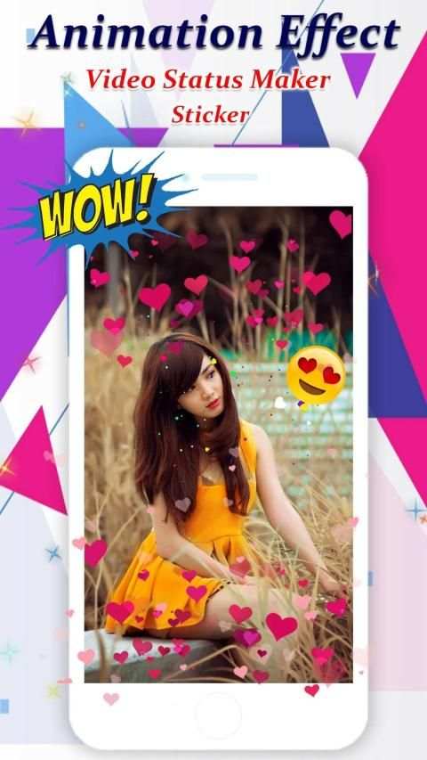 Animation Effect Video Maker And Status Maker स्क्रीनशॉट 1