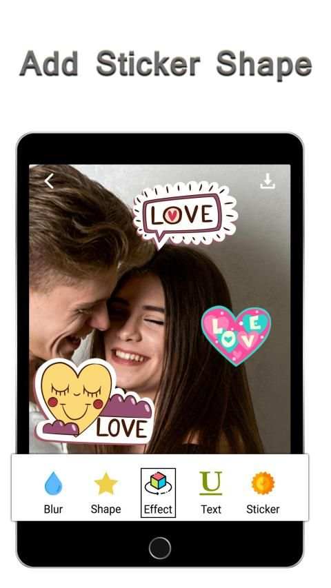 Blur Photo Editor : Blur Background With Shapes स्क्रीनशॉट 1