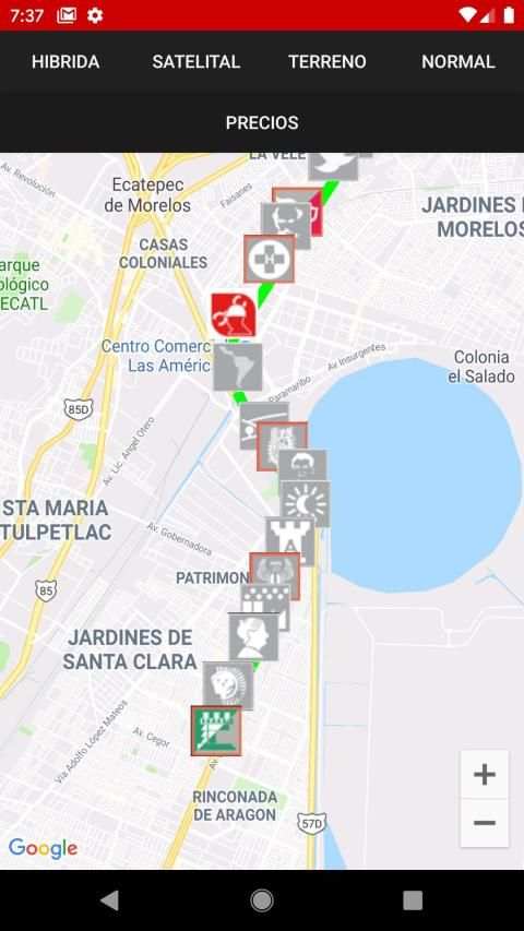 Mapa MexiBus, Suburbano y Mexicable स्क्रीनशॉट 13