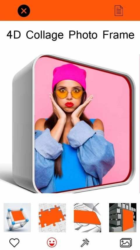 4D Collage Photo Frame : Photo Collage Art स्क्रीनशॉट 2