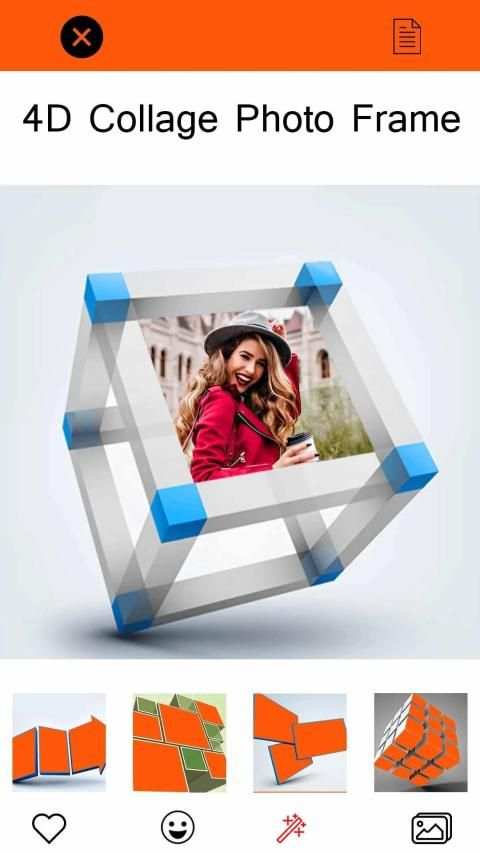 4D Collage Photo Frame : Photo Collage Art स्क्रीनशॉट 1