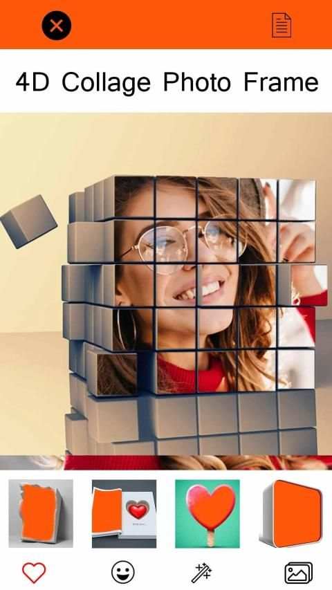 4D Collage Photo Frame : Photo Collage Art स्क्रीनशॉट 3