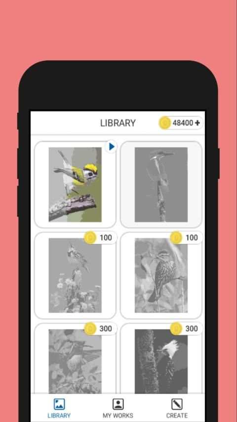 Birds ColorbyNumber - Coloring Book screenshot 5