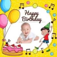 Birthday Photo Frames:Birthday Greeting Card Maker