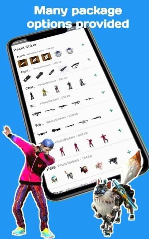 Free Fire Stiker Untuk Whatsapp 2020 स्क्रीनशॉट 4