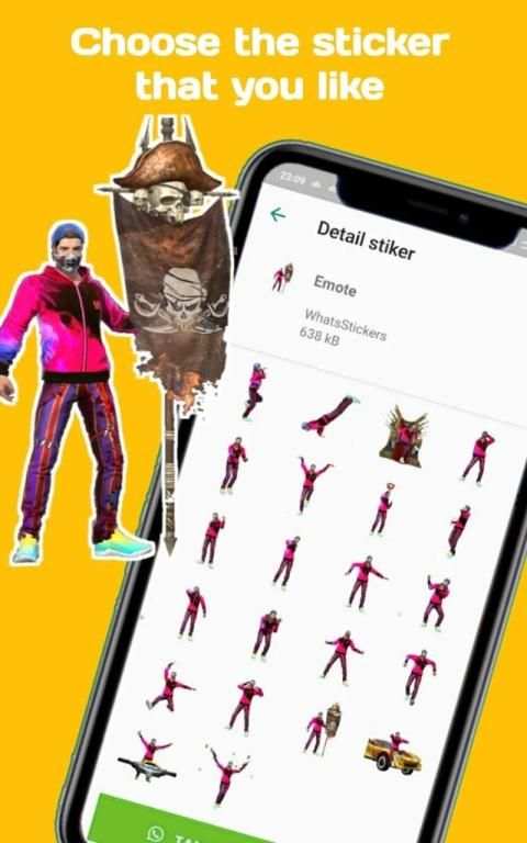 Free Fire Stiker Untuk Whatsapp 2020 स्क्रीनशॉट 3