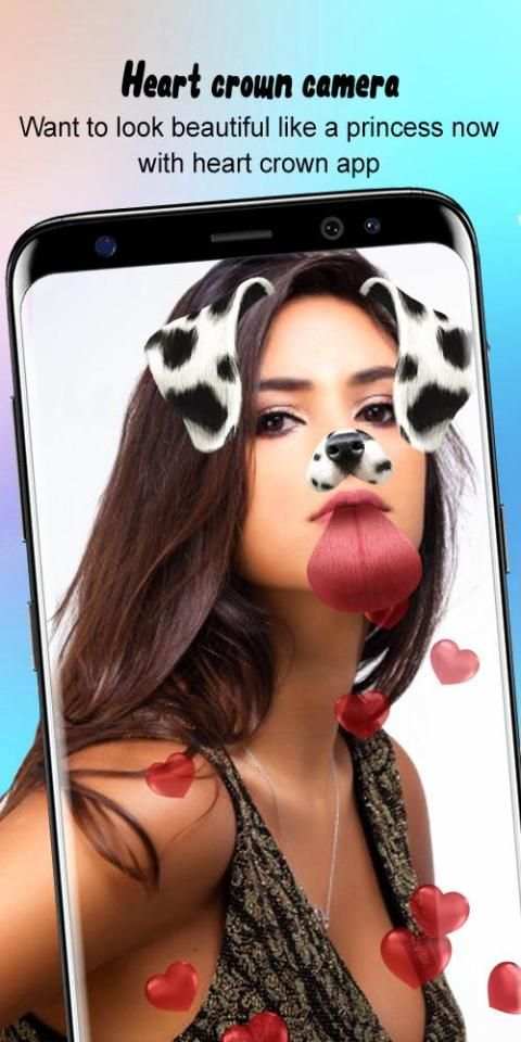 Funny Heart Crown Motion Stickers screenshot 2